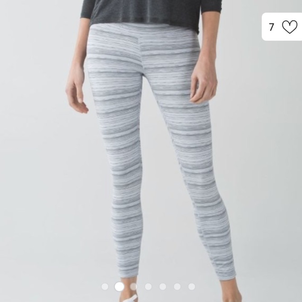 Lululemon High Times Cyber Stripe White